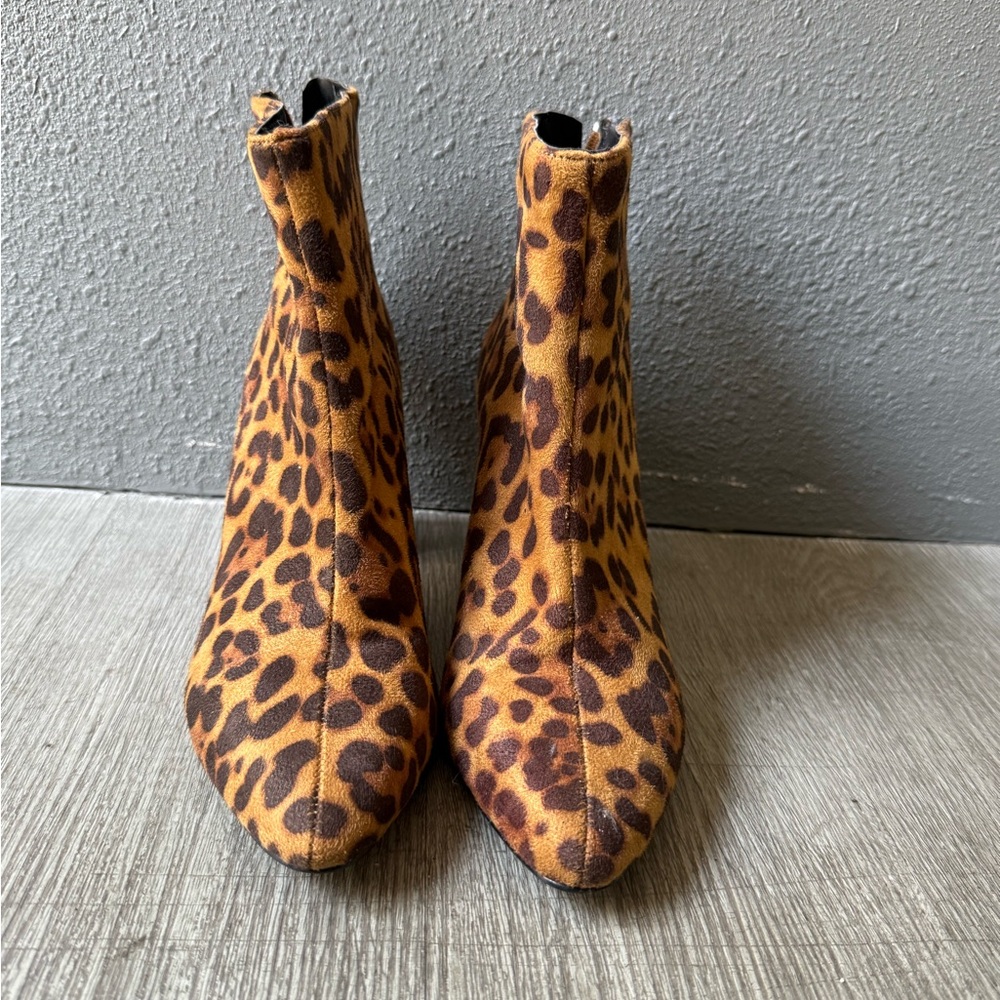 Windsor Leopard Print Ankle Booties